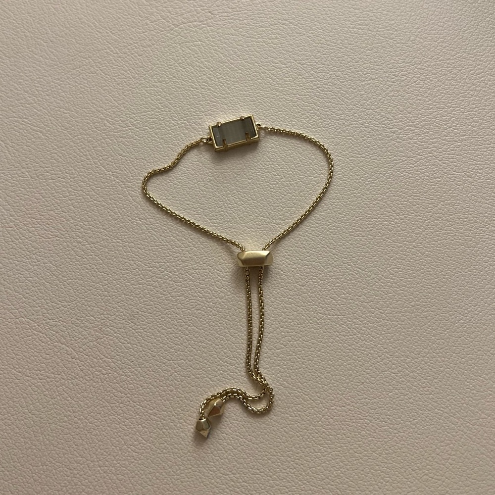 KENDRA SCOTT - Elaina  Gold Adjustable Chain Bracelet